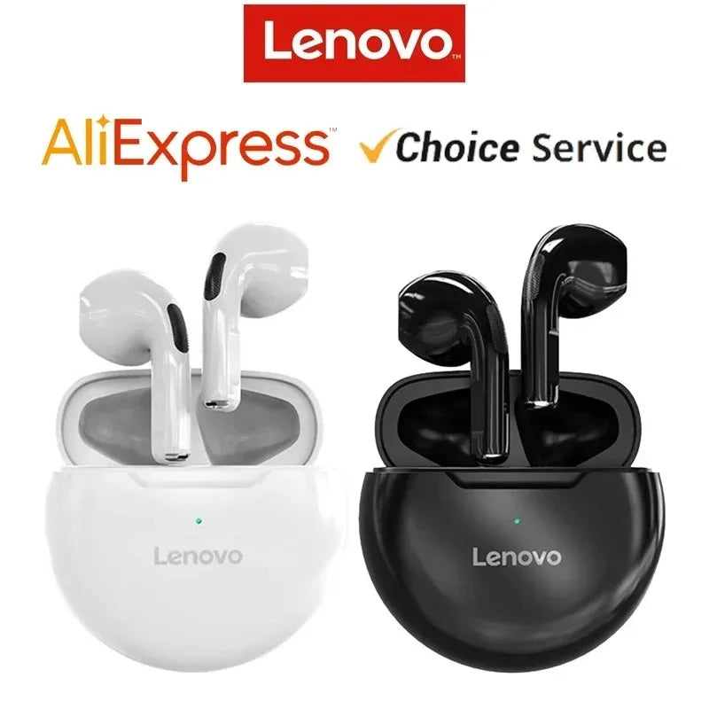 Lenovo-Air Pro 6 TWS Fones De Ouvido Bluetooth Sem Fio, Fones De Ouvido Touch Control com Microfone, Som Hi Fi, Fones De Ouvido Esportivos